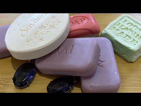 Видео: Soap | Cutting dry soap | asmr soap carving |Резка мыло| handmade soap/homemade soap 14