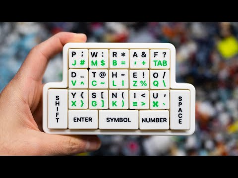 Видео: Создание одноручной механической клавиатуры