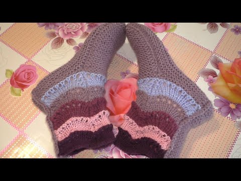 Видео: Такие  носочки будут вашими  любимыми  носочками! Вязать не сложно !