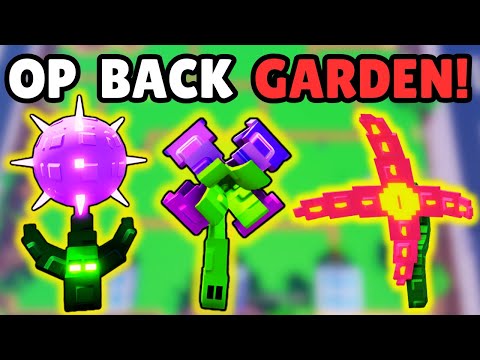 Видео: Я попробовал создать ОП ТЕАМ, чтобы пройти испытание BACK GARDEN IMPOSSIBLE в Garden Tower Defense!