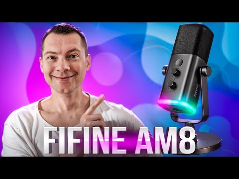 Видео: Динамический XLR/USB микрофон FIFINE AmpliGame AM8 - тесты и улучшение