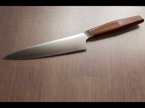 Видео: Псевдо регринд спусков кухонного ножа