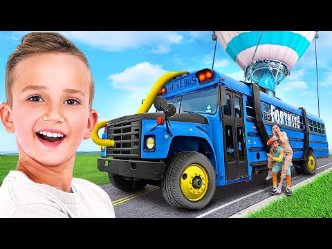 Видео: Настоящий боевой автобус из Fortnite!