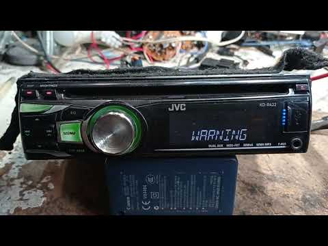 Видео: JVC убрать ошибку Warning CHK wiring then reset unit