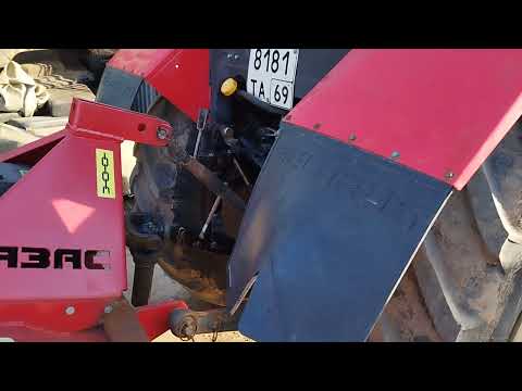 Видео: Навеска мтз. Растяжки снаружи. Телескопические растяжки.