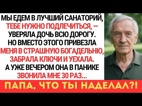 Видео: «ПАПА, ПОЖИВИ ТУТ!» — СКАЗАЛА ДОЧЬ, БРОСИВ МЕНЯ В ДОМЕ ПРЕСТАРЕЛЫХ. НО КОГДА ОНА ВЕРНУЛАСЬ В МОЮ…