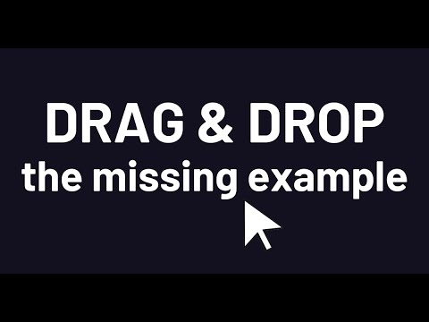 Видео: Drag and Drop в React — недостающий пример
