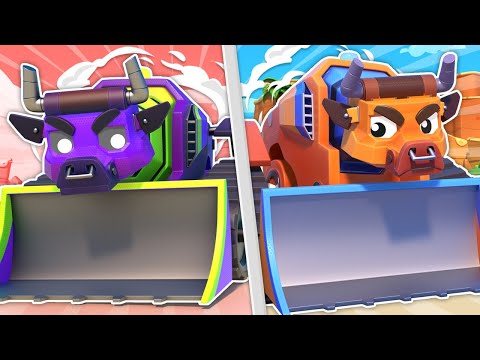 Видео: Злые КЛОНЫ быка-бульдозера разрушают город! Помоги, машина-КРОКОДИЛ! | Команда машин-спасателей