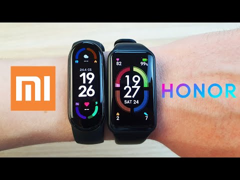 Видео: XIAOMI MI BAND 6 VS HONOR BAND 6 - ВЫБИРАЕМ ЛУЧШИЙ ФИТНЕС БРАСЛЕТ! ПОЛНОЕ СРАВНЕНИЕ