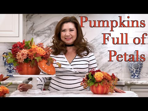 Видео: Сезон тыкв! Давайте сделаем цветочные тыквы!
