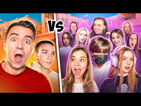 Видео: АРТКУЛ И БЕРСЕР ПРОТИВ 10 ДЕВОЧЕК ЮТУБЕРШ😂 на ФЛЕШКУ СОЛАР (STANDOFF 2)