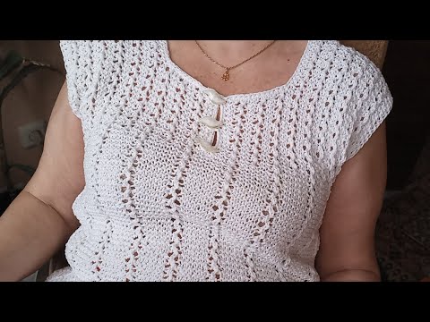 Видео: ВЯЖЕМ к ЛЕТУ. АЖУРНАЯ КОФТА с описанием