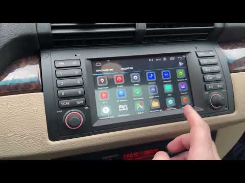 Видео: Штатная магнитола для BMW E53 модель MS1D, обзор после установки