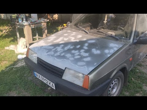 Видео: Ремонт кузова  без сварки+Полный перекрас Ваз 2109(Шок контент!)