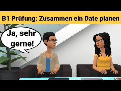 Видео: Устный экзамен по немецкому языку B1 | Запланируйте что-нибудь вместе/диалог | разговор Часть 3