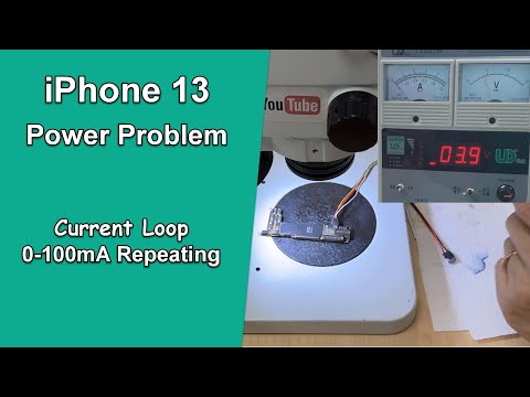 Видео: Проблема с питанием iPhone 13 【РЕМОНТНЫЙ СЛУЧАЙ】Токовая петля