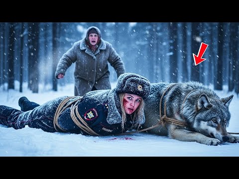 Видео: Старуха нашла в снегу связанную женщину-полицейского и волка — и случилось чудо
