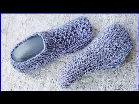 Видео: Следки спицами Подробный мастер класс. МК ДЛЯ НАЧИНАЮЩИХ.