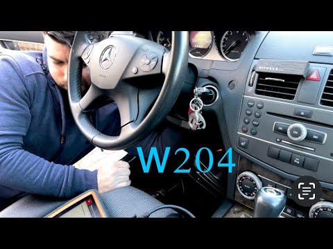 Видео: Mercedes Benz W204  ПРОБЛЕМА С БЛОКИРАТОРОМ РУЛЯ. EZS/ELV Reparatur