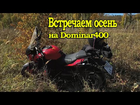 Видео: Встречаем осень на мотоцикле. Bajaj Dominar 400.