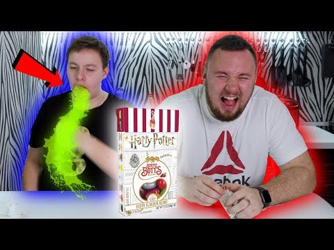 Видео: Брат РЫГ@ЕТ от конфет / Bean Boozled Challenge ✅
