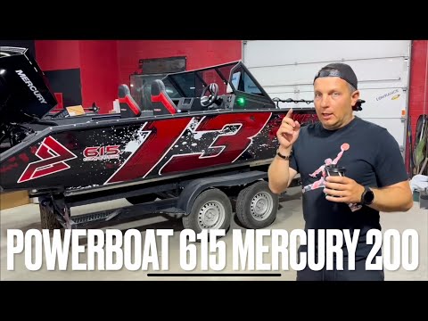 Видео: Огромный Powerboat 615 + Mercury 200. Обзор комплектации