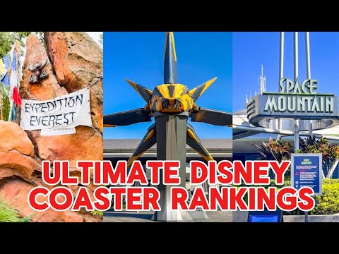 Видео: Рейтинг американских горок Disney World!