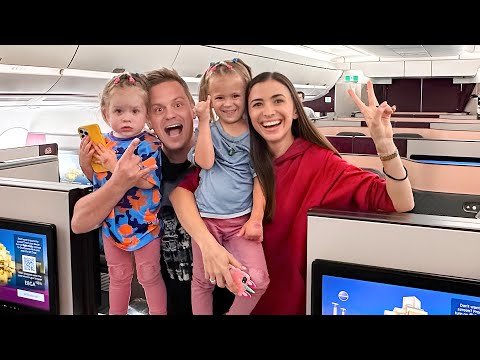 Видео: Мы снова улетели из США, лучшим бизнес-классом в Дубай!