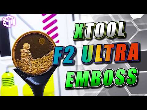 Видео: Как чеканить латунные монеты с помощью xTool F2 Ultra MOPA — пошаговое руководство + решения для ...