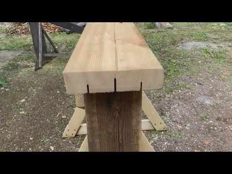Видео: Козлы-верстак для работы на открытом воздухе