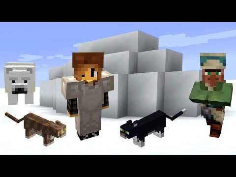 Видео: Сборник видео - Майнкрафт выживание Светы в Снежном Биоме! - Видео обзор Minecraft игры онлайн.