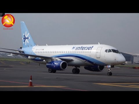 Видео: Самый современный мир в мире! Sukhoi Superjet в Мексике! Фильм из кабины - SovietAvia.com