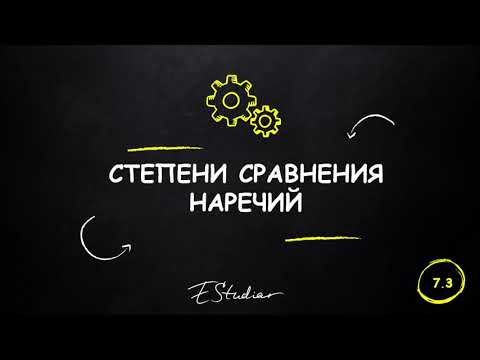 Видео: Степени сравнения наречий в испанском языке