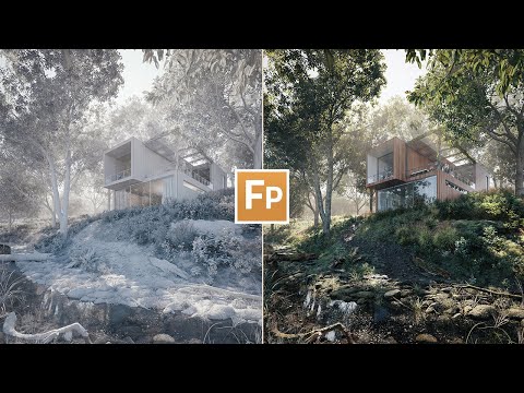 Видео: Лучший способ размещения 3D-моделей растений в ваших архитектурных визуализациях