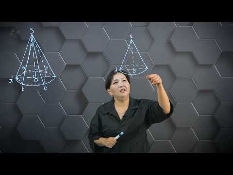 Видео: Пирамидаға іштей және сырттай сызылған конустар.