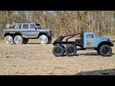 Видео: FMS Atlas 6X6 ... Едет там, где 4х4 вязнет. Тест внедорожника по всем покрытиям.