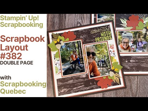 Видео: Макет альбома для вырезок № 382/Двухстраничный (ШТАМПОВКА!)