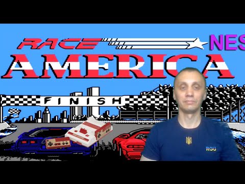 Видео: Ранкова ретро гра. Race America на денді.