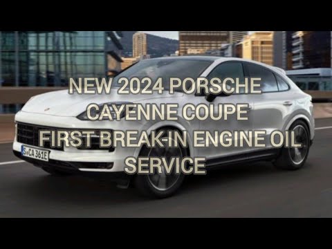 Видео: PORSCHE CAYENNE E3 COUPE 3-го последнего поколения 9YA/9YB. Моторное масло и фильтр. Как обслужив...