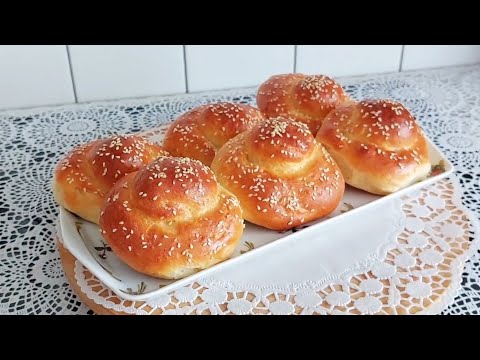Видео: ЛЮБИТЕ ДОМАШНЮЮ ВЫПЕЧКУ???? ЗНАЧИТ ВАМ СЮДА 🤗 Сдобные, воздушные булочки