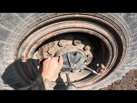 Видео: Урал 5557. Гидроцилиндр, карданы и ступица.