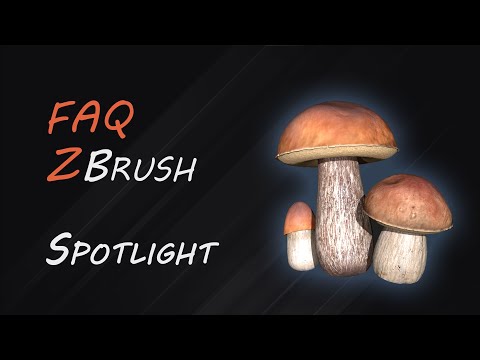Видео: Цвет и текстуры Spotlight ZBrush | FAQ-12