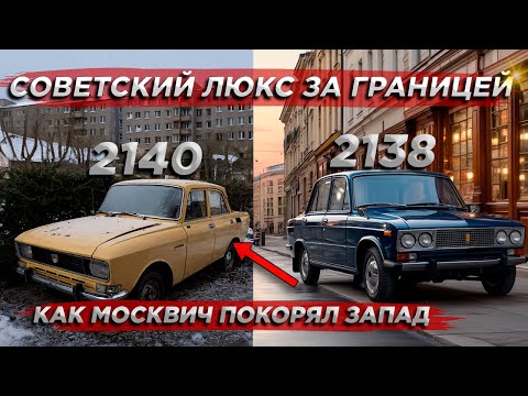Видео: ВСЮ правду СКРЫВАЛИ! Какие Москвичи 2140 и 2138 уезжали на Запад