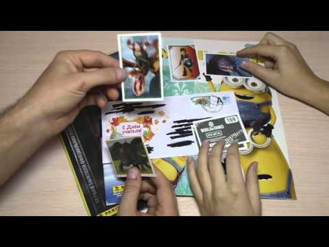 Видео: Меняемся наклейками (Миньоны, Драконы, Танки). Часть 1