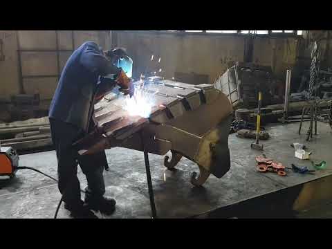 Видео: ремонт ковша экскаватора / Excavator bucket rebuild