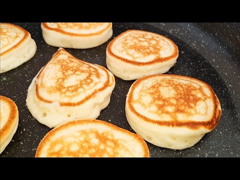 Видео: Быстрые Оладьи на Сметане. Всегда Получается Пышными..