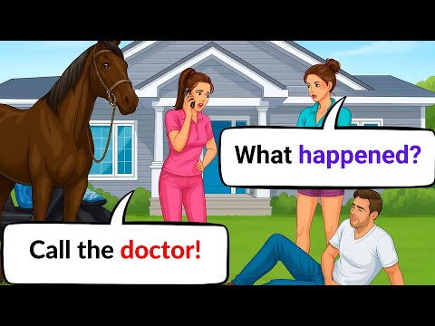 Видео: Он упал! 😱 Вызовите врача! | Реальный диалог на английском для начинающих ✅