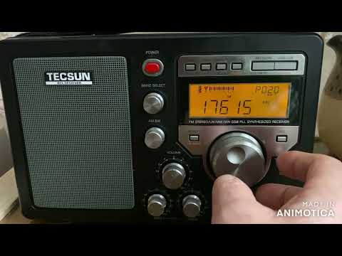 Видео: Приём на телескопическую антену Tecsun S-8800