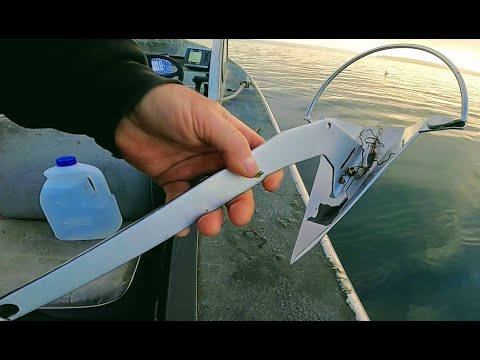 Видео: Якорь для шлюпки «Мантус». Экстремальный тест на удержание. Видео №91.