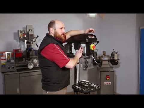 Видео: Вертикально-свердлильний верстат Jet JDP-17F